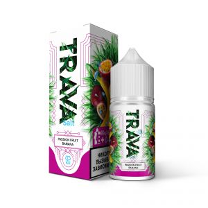 Жидкость TRAVA, Маракуйя-банан-лёд, 30 мл. Strong ― Дымка невредимка