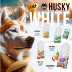 Жидкость HUSKY WHITE 3XICE STRONG, 30 мл./ SNOW SORBET – Со вкусом ледяного дынного мороженого.